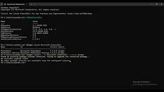 How to upgrade PowerShell on windows 11