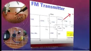 Basic Electronics 3- FM Transmitter Circuit with BC547 Transistor - Hobby Work #fmtransmitter #Radio