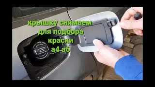 How to remove the fuel door on an Audi A4 A6