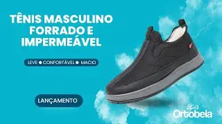 TÊNIS MASCULINO FORRADO E IMPERMEÁVEL | ORTOBELA® [LANÇAMENTO]