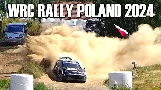 WRC Rally Poland 2024 | ACTION, DUST, STONES