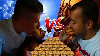 20 БУРГЕРОВ ЗА 10 МИНУТ ! CHALLENGE. 5000 КАЛОРИЙ и 2 КГ ЕДЫ!