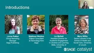 Sage Catalyst: An Introduction with Liz Mallett and Mary Willis from the University of Lincoln