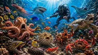 Live 🟢–1AM Mysterious Abyss Dive - Unknown Creatures Emerging！🦀🌊
