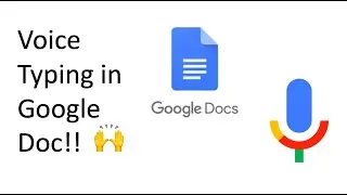 Using Google Voice typing feature in Google Docs? | The power of Google voice command feature