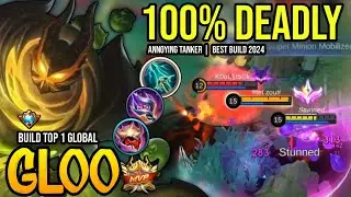 GLOO BEST BUILD 2024 | BUILD TOP GLOBAL GLOO GAMEPLAY | MOBILE LEGENDS✓
