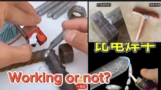 Low temp..🌡️ welding candle just use Lighter 🕯️#diy