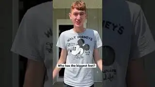 Who has the biggest feet in the 