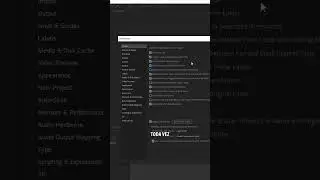 Configuração do after effects