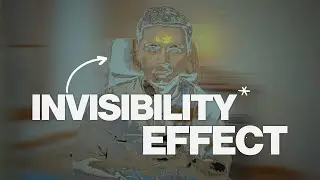 CRAZY INVISIBILITY EFFECT | After Effects tutorial