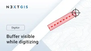 Digitizr – Buffer visible while digitizing