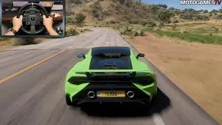 Forza Horizon 5 - 2022 Lamborghini Huracan Tecnica | Thrustmaster TX Gameplay