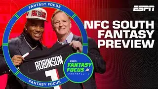 Is the Bijan Robinson hype real? | NFC South Preview | Fantasy Focus 🏈