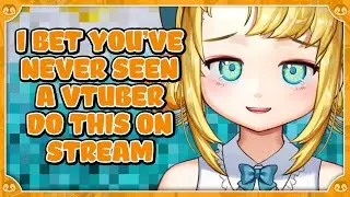 I bet you guys never seen a Vtuber do this on stream