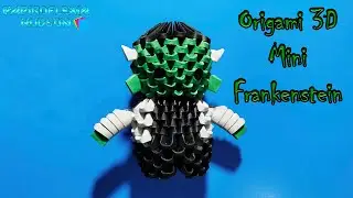 Origami 3D Mini Frankenstein