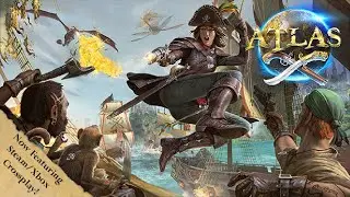 ATLAS GAMEPLAY 🤔 Online PvP Open World Survival Crafting MMO RPG MMORPG Pirate Ship War Games #atlas