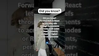 Did you know?📚#refs  #shorts #youtubeshorts #javascript #fullstack #viral #explore #react