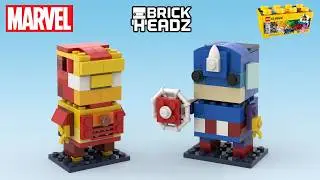 Iron Man and Captain America Marvel Brickheadz Lego classic 10696