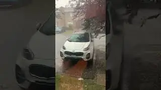 You know you’re in Calgary when you get a massive Hail Storm #hail #storm #badweather #calgary