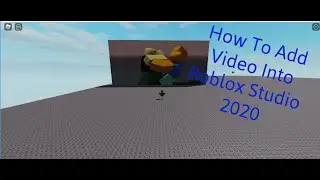 How to add video in Roblox Studio