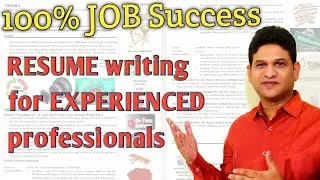 How to write resume for experienced professional l Resume building tips to get better Job l