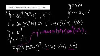 M5 Derivatives Chain Rule in Trigonometric and Inverse Trigonometric Functions Part 4