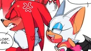Knuckles and Rouge be like…(Sonic the Hedgehog comic dub)