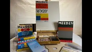 Back To School Meeden Supplies Unboxing ~ Deluxe Painting Set ~ 834