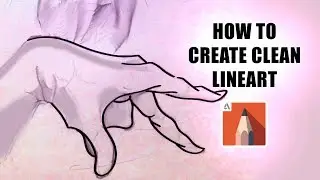 How to Create Clean Lineart in Autodesk Sketchbook | Tutorial