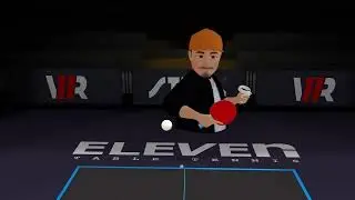 STIGA x Eleven Table Tennis - realistic virtual reality table tennis simulator.