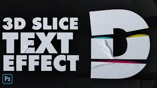 3D Slice Text Effect in Photoshop | Photoshop Tutorial 2021