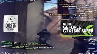 CSGO: CYBERSHOKE DM I5 10400F + GTX 1660 SUPER