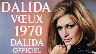 Dalida 31 décembre 1969 Vœux pour l'année 1970