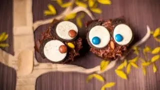 Rezept: Eulen Cupcakes