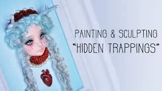 Making a Deer Girl - Painting a resin doll sculpture