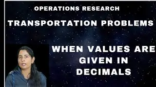 Transportation Problems: Decimal Questions