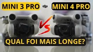 DJI MINI 4 PRO x DJI MINI 3 PRO Testando o alcance máximo desses drones poderosos