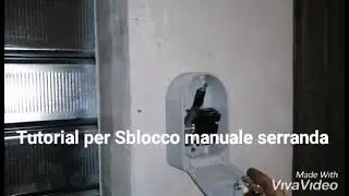 tutorial per sblocco serranda elettrica con blindino Pujiol