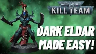 Paint a Simple Drukhari for Kill Team: Soulshackle / Warhammer 40k! Dark Eldar-Hand of the Archon!