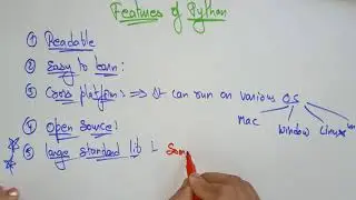 lec 3| features of python|By BhanuPriya