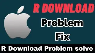 R download shortcut not working | R Download problem Fix | R Download Error Fix iPhone users