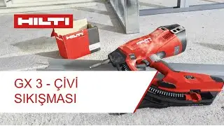 HILTI GX 3 - Namluya Çivi Sıkışması