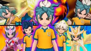 Tsurugi and Hakuryuu (Victor and Bailong) Mixi Max | All Hissatsu Techniques | Inazuma eleven Games