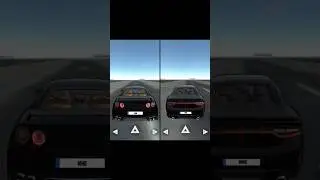 NISSAN GTR R35 - DODGE CHARGER CAR SIMULATOR 2 #shorts