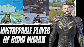 Unstoppable player of bgmi Wmax 🔥| Fastest 3 finger player | BGMI