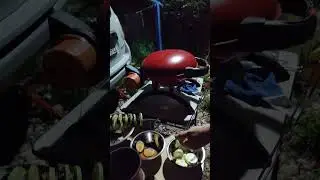 Вечерний ужин в Кэмпинге. Абхазия 2024.