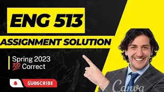 ENG513 assignment Solution Spring 2023 #assignment #solution #assignmentsolution