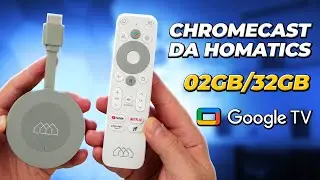 O CHROMECAST da HOMATICS ficou TOP - DONGLE G 4K com 32GB