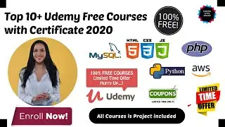 Top 10+ Udemy Free Course with Certificate | Project Based  Course 🔥| Best Udemy course| Enroll Now|