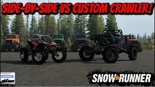 SnowRunner - Frog's Side-By-Side VS Frog's Custom Crawler! (Head To Head Comparison)
